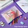Zonon 30 PCS 3/6 Ring Binder Zipper Pouch Binder Pockets
