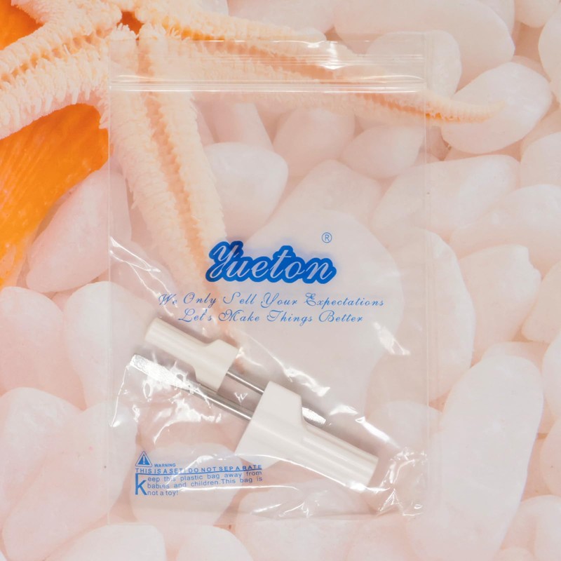 yueton 2PCS Sewing Machine Screwdriver White Sewing Machine Needle Plate
