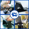 Bluelander Soporte Para Laptop Plegable Mesa Laptop Cuero Impermeable Color