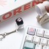 Taiyin 2 Pcs Keyboard Fidget Keychain Decompression Toys Finger Stress