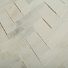 Splashback Tile ORIENTAL HERRINGBONE Oriental Sculpture Herringbone 12" x 8mm