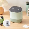 Mini Trash Can with Lid Small Desktop Trash Can Detachable