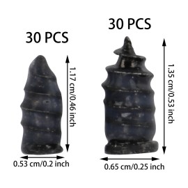 61pack Car Tubeless Vacuum Tyre Puncture Repair Screw Nails Tire Patch Plug