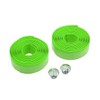 sourcing map 2pcs Green Foam Anti Slip Handlebar Tape Bar
