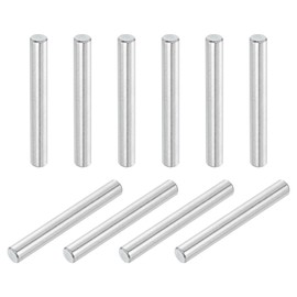 sourcing map 12Pcs Shelves Dowel Pin, 5x40mm Stainless Steel Cylindrical Dowel Pin, Shelf Support Pegs Pin Rod for Kitchen Cabinet Bookcase (Silver)
