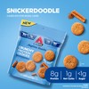 Atkins Bite-Sized Crunchy Protein Cookies, Snickerdoodle, 8g Protein, 4g Fiber,