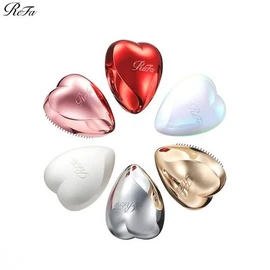 REFA Heart Brush 1ea, Color:Champagne gold