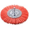 kwb Nylon Disc Brush Set, 100mm, for Wood, Metal, Non-Ferrous