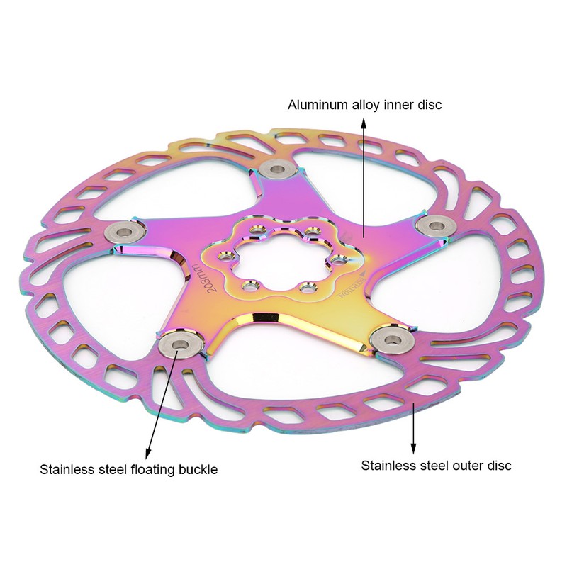 Quality Metal Mountain Bike Bicycle 203mm Five Nail Disc Brake