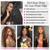 30 Inch Deep Wave Lace Front Wigs Human Hair 250