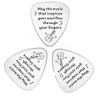 3Pcs stainless steel guitar plectrums guitar pick Guitar Pick Gifts