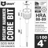 4 Inch SDS Max Rotary Hammer Core Bit - Core