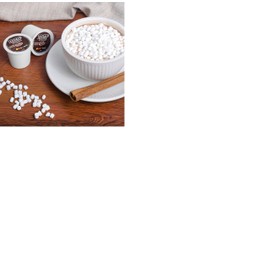 Hot Chocolate Single Serve Pods with 16g Marshmallows Bundle (18 Count, M&M's Milk Chocolate Hot Chocolate)