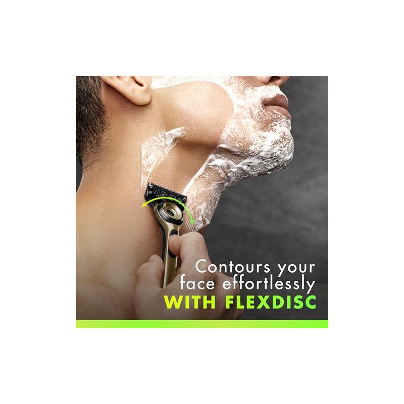GilletteLabs with Exfoliating Bar, Razor for Men Champion Gold Edition,