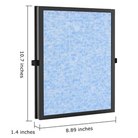 iSingo 2-Pack Air Filter Compatible with MK-04 MG-04JH Air Purifier, 4-Layers Filtration Suitable for Dust, Pet Dander, Smoke, Pollen for Bedroom and Office- Standard Version