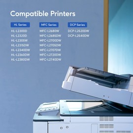 GOTOBY TN660 Toner Cartridge Replacement Compatible for Brother TN 660 TN-660 TN630 High Yield to use with HL-L2380DW HL-L2320D HL-L2340DW DCP-L2540DW MFC-L2700DW MFC-L2720DW Printer (Black, 4 Pack)