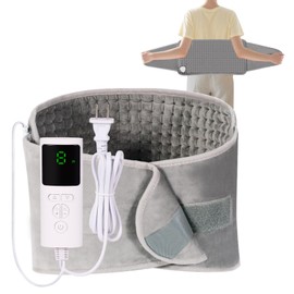 Heating Pad for Back Massager: Electric Heating Pad for Lower Back Lumbar Cramps with 9 Heat Levels and 4 Timer Settings - Wearable Heated Pad for Women Men