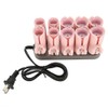 Instant Heat Compact Hot Rollers, Perfect for On-The-Go Styling, 10Pcs