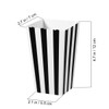 TOYANDONA 24pcs Striped Popcorn Boxes, Black and White Small Paper