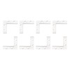 DTGN 10 Pcs 38x38mm (LxW) L-Shaped Repair Board for Wood