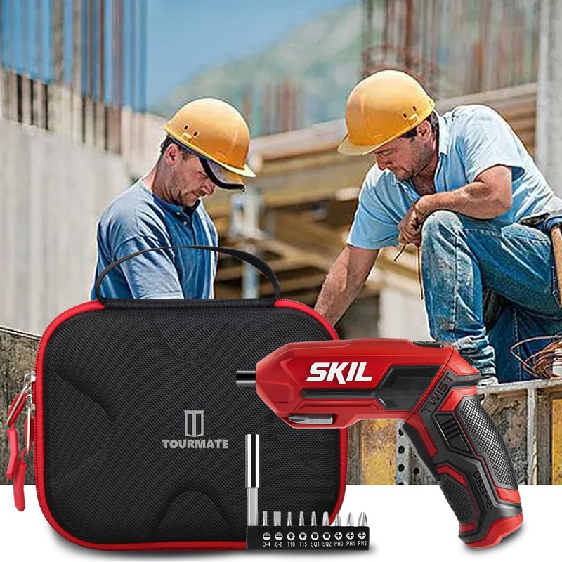 Tourmate Hard Travel Case for SKIL 4V Rechargeable Cordless Screwdriver