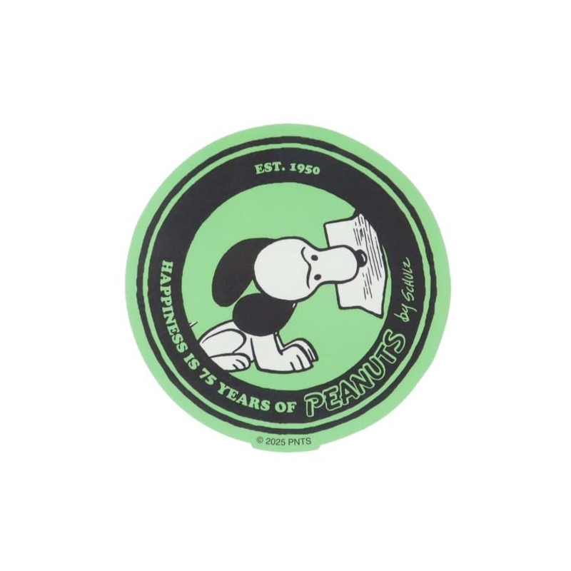 Snoopy [Die Cut Sticker] Character Sticker/75th Anniversary 50's GR Peanuts