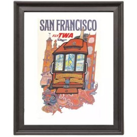 California San Francisco 1 - Picture Frame 8x10 inches - Poster - Print - Poster