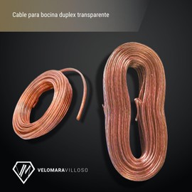 LION TOOLS - Cable Para Bocina Duplex Polarizado 15 Metros Transparente