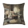 Christmas Carol - Jacob Marley The Ghost Throw Pillow