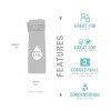 TAL 16oz Verve Push Double Wall Insulated Stainless Steel Travel