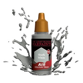 Warpaints: Acrylics: Air Shark White – 1x 18ml Acrylic Paint by The Army Painter Hobby Paint – Dungeons and Dragons Miniatures, Warhammer 40K Miniatures, Models – TTRPG D&D DND