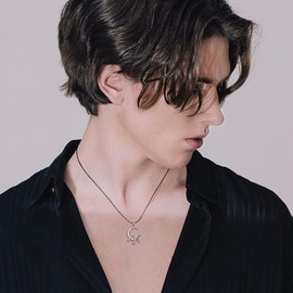 HUKKUN Bearded Dragon Necklace Sterling Silver Bearded Dragon Jewellery for Women, Sterling Silver