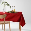Filumi Tablecloth 140 x 220 cm Oval Red Washable for