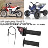 7/8in Twist Throttle Grips with Cable Replacement for CRF KLX