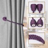 Pretty Jolly 2 Pack Strong Magnetic Curtain Tiebacks Handmade Weave
