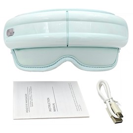 HiBOMASOON Head and Eye Massager, Air Bag Massage, Vibration and Bluetooth Music, Forehead and Temple Massage, Eye Muscles Massage,180° Folding Design,5 Massage Modes, Gifts for Friend, Mom and Dad