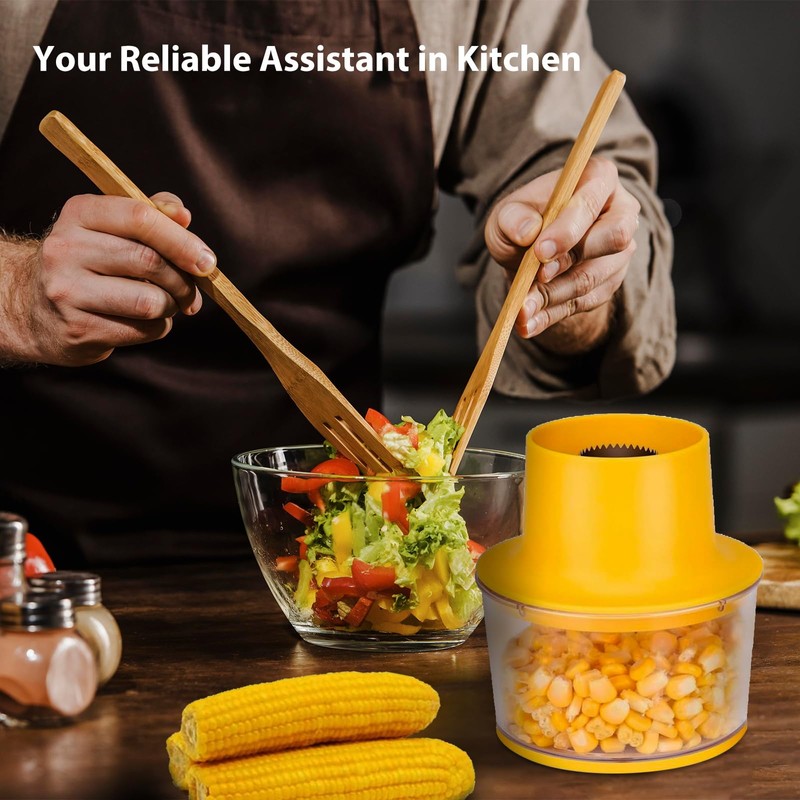 Corn Stripper, 2 in 1 Multi-functional Corn Peeler and Ginger