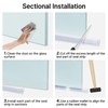 AmazerBath 3 PCS Shower Door Bottom Seal for 1/2 Inch