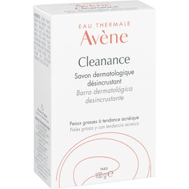 Avène Cleanance, Jabón en Barra Facial, Piel Grasa, 100gr