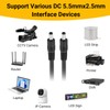 CENSHI 10FT 14AWG DC Power Extension Cable 5.5x2.5mm Male to