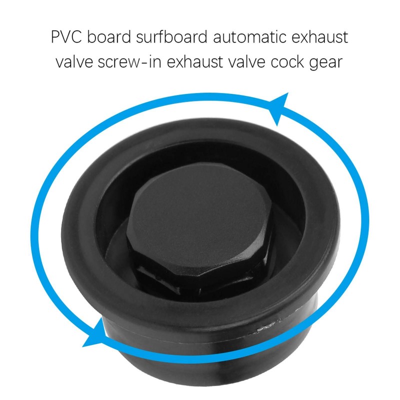 Vent Hole, 2Pcs PVC Surfboard Paddle Board Vent Plug Automatic