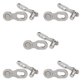 UPIQNG 5Pairs Bicycle Missing Link Bike Chain Links Bicycle Chain Connector Quick Release Bike Magic Joint Connector for 6/7/8 Speed