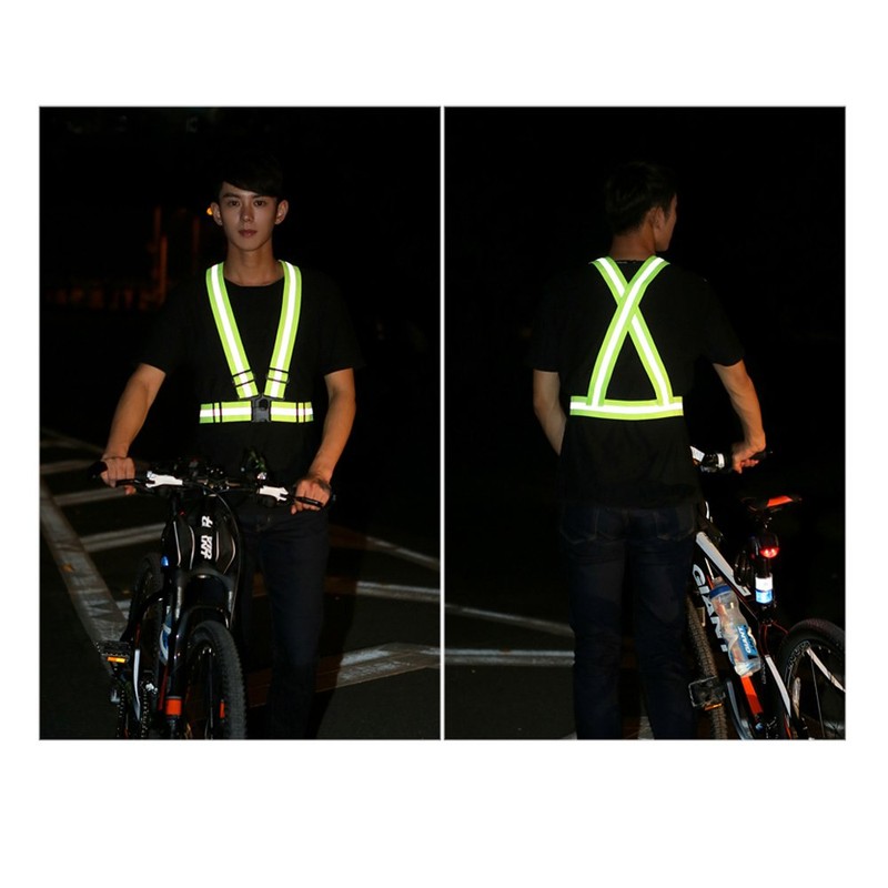 Comidox Reflective Vest with Hi Vis Bands, Fully Adjustable &