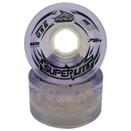 Piper Superlite Quad Outdoor Roller Skate Wheels (Purple)
