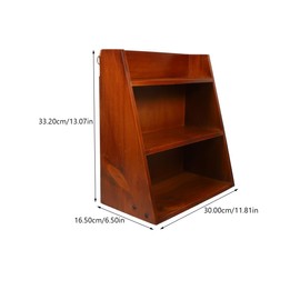 Storage Rack Wooden Storage Shelf Sundries Storage Shelf Storage Holder Wooden Organizer Shelf Wooden Desktop Organizer Multi-Layer Storage Shelf Wood Craft Sundries Holder