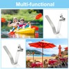 PATIKIL 8x6mm Kayak Paddle Snaps, 6 Pack Tent Pole Clips