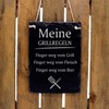 Dekolando Home Accessories Engraved Slate Sign with German Text "My
