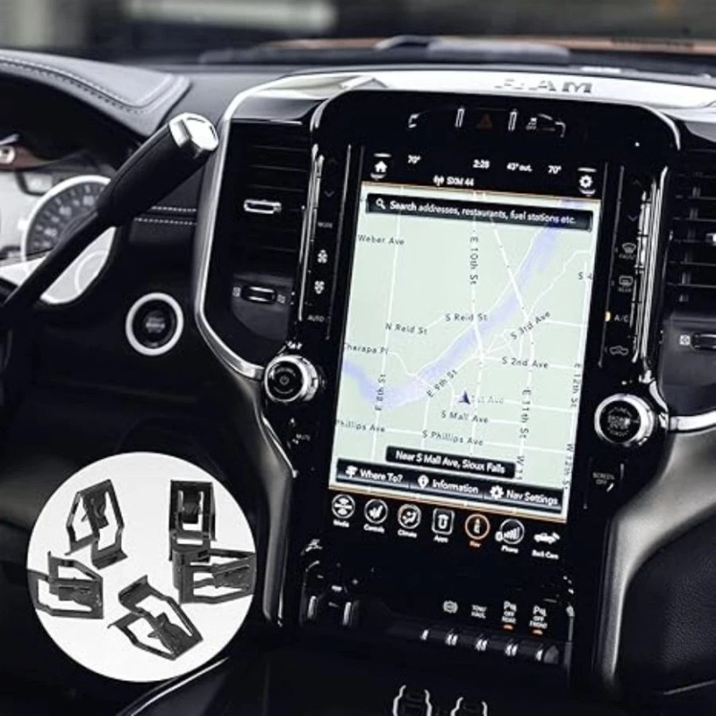 NoBrand 20 PCS Dashboard Trim Clips, Plastic Auto Dash Door