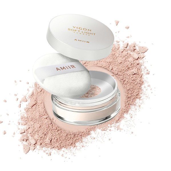 AMIIR Loose Setting Powder Makeup for Face - Talc-Free, Mattifying,