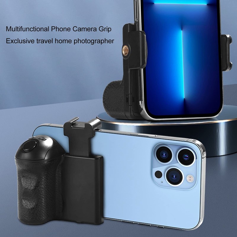 Phone Camera Grip, 1/4 Inch Smartphone Bluetooth Camera Shutter Camera